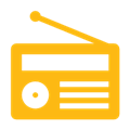 Radio with solid fill